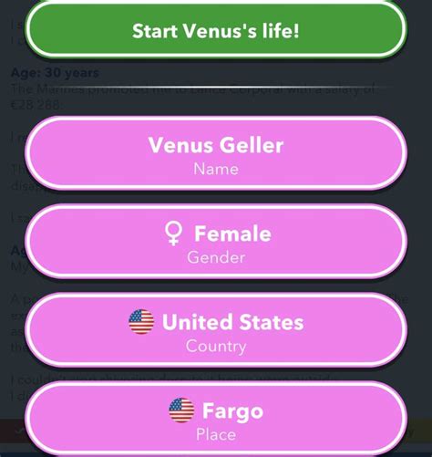 And just in case you need a refresher, here are the steps you need to finish to complete the Honey Honey Challenge in BitLife Be born a female in North Dakota; Become a Beekeeper; Hookup with three people while working as a beekeeper; Have a baby with only one of the hookups; Emigrate to Greece after giving birth. . How to be born in north dakota bitlife
